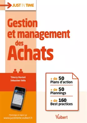 Couverture du produit · Gestion et management des Achats: + de 50 plans d'action & plannings et + de 160 best practices