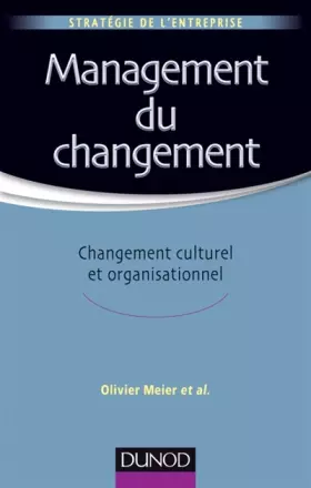 Couverture du produit · Management du changement - Changement culturel et organisationnel