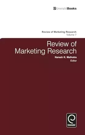 Couverture du produit · Review of Marketing Research