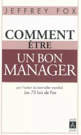 Couverture du produit · Comment être un bon