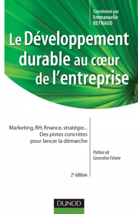 Couverture du produit · Le développement durable au coeur de l'entreprise- 2e édition