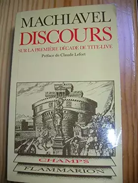 Couverture du produit · Discours sur la première décade de Tite-Live