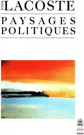 Couverture du produit · Paysages politiques : Braudel, Gracq, Reclus