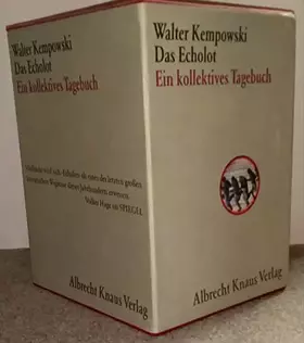 Couverture du produit · Das Echolot. Ein kollektives Tagebuch. 4 Bände in Schuber.