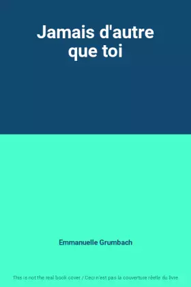 Couverture du produit · Jamais d'autre que toi