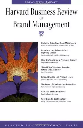 Couverture du produit · Harvard Business Review on Brand Management