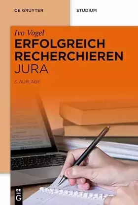 Couverture du produit · Erfolgreich recherchieren - Jura (De Gruyter Studium)
