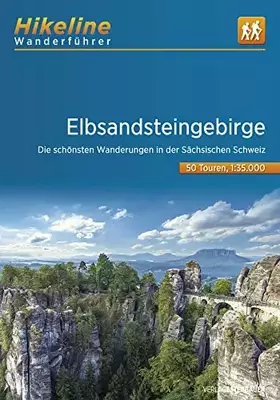 Couverture du produit · Wanderführer Elbsandsteingebirge: Die schönsten Wanderungen in der Sächsischen Schweiz, 50 Touren, 547 km, 1:35.000, GPS-Tracks