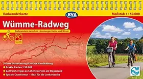 Couverture du produit · Kompakt-Spiralo BVA Wümme-Radweg, 1:50.000, mit GPS-Track Download: Radwandern zwischen Lüneburger Heide und Weser (Spiralos)