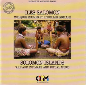 Couverture du produit · Iles Salomon - Musiques Intimes Et Rituelles 'Aré'Aré  Solomon Islands - 'Are'Are Intimate And Ritual Music