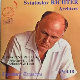 Couverture du produit · Budapest Recital, February 11, 1958 -Sviatoslav Richter Archives, Vol. 18