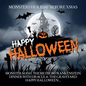 Couverture du produit · Happy Halloween 'Monster's Holiday Before Xmas'