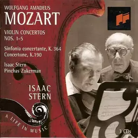 Couverture du produit · Violin Concertos Nos. 1–5 • Sinfonia Concertante, K. 364 • Concertone, K. 190