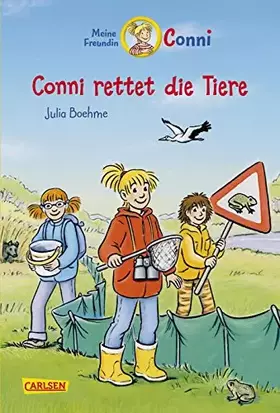 Couverture du produit · Conni Erzählbände 17: Conni rettet die Tiere (farbig illustriert): Lustiges Kinderbuch für Tierfreundinnen ab 7 zum Vorlesen un