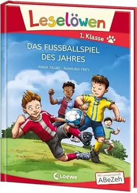 Couverture du produit · Leselöwen 1. Klasse - Das Fußballspiel des Jahres (Großbuchstabenausgabe): Erstlesebuch für Fußballfans ab 6 Jahren