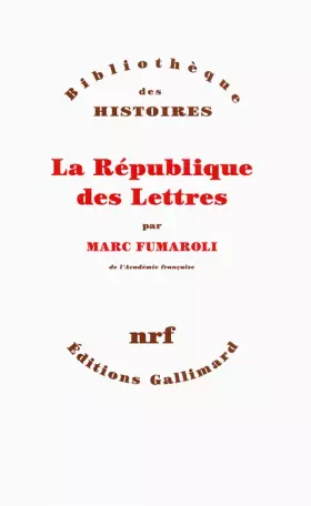 Couverture du produit · La République des Lettres