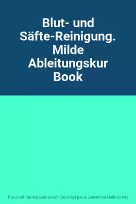 Couverture du produit · Blut- und Säfte-Reinigung. Milde Ableitungskur Book