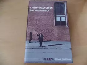 Couverture du produit · Das war ich nicht: Roman