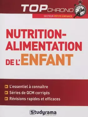Couverture du produit · Nutrition, alimentation de l'enfant