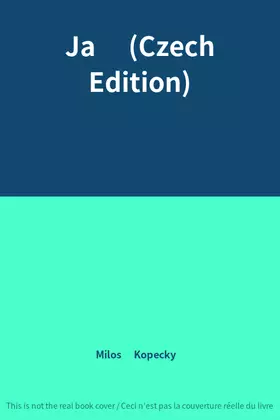 Couverture du produit · Já (Czech Edition)
