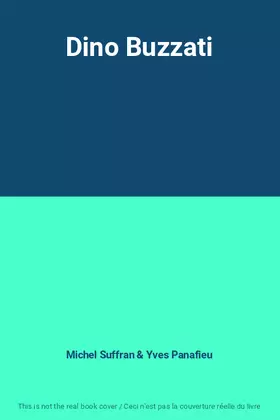 Couverture du produit · Dino Buzzati