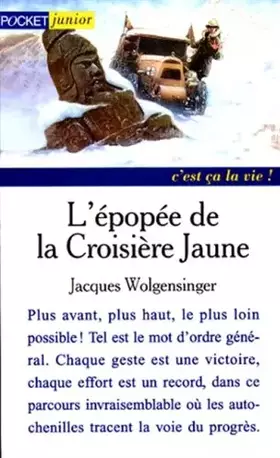 Couverture du produit · L'épopée de la Croisière jaune