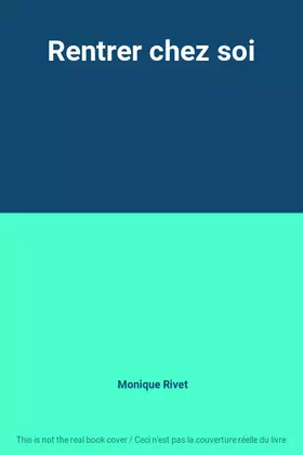 Couverture du produit · Rentrer chez soi