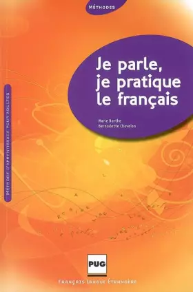 Couverture du produit · Je parle, je pratique le français : Post-alphabétisation pour adultes