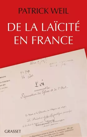 Couverture du produit · De la laïcité en France