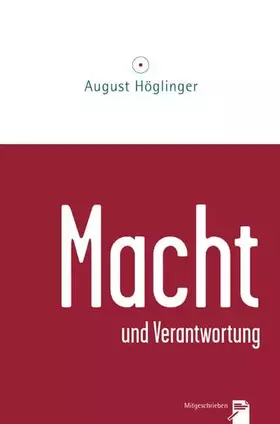 Couverture du produit · Macht und Verantwortung