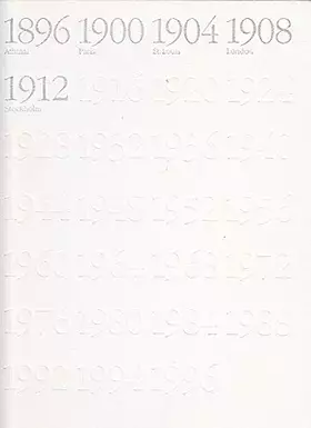 Couverture du produit · 100 Jahre Olympische Spiele der Neuzeit : 1896 - 1996.(1896-1912. ).