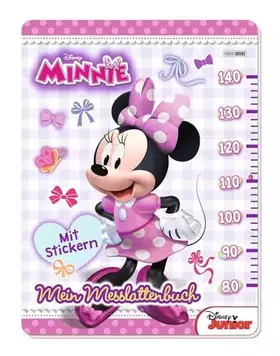 Couverture du produit · Disney Minnie: Mein Messlattenbuch: mit Ausmalbildern und Stickern