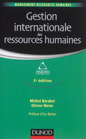 Couverture du produit · Gestion internationale des ressources humaines - 3e édition