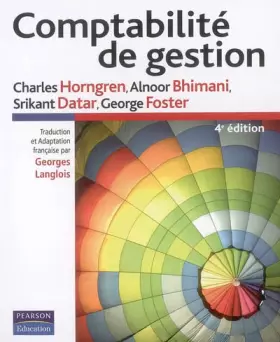 Couverture du produit · Comptabilité de Gestion 4e ed.