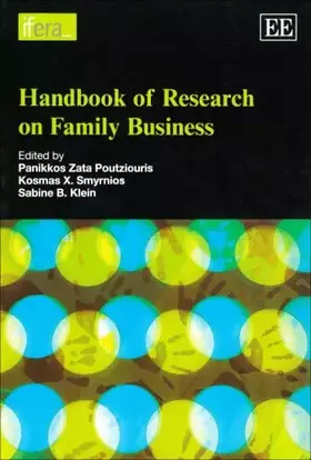 Couverture du produit · Handbook of Research on Family Business (Research Handbooks in Business and Management series)