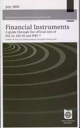 Couverture du produit · Financial Instruments Reporting and Accounting July 2008
