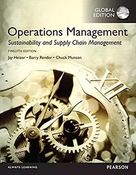 Couverture du produit · Operations Management: Sustainability and Supply Chain Management, Global Edition