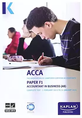 Couverture du produit · F1 Accountant in Business - Complete Text