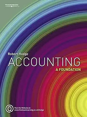 Couverture du produit · Accounting: A Foundation