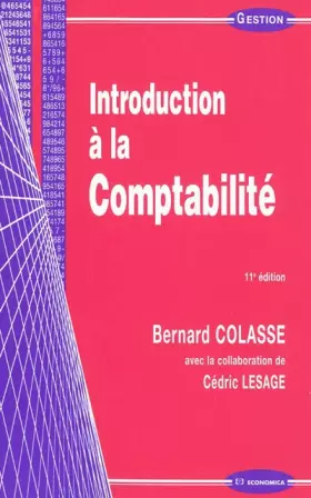 Couverture du produit · Introduction à la comptabilité