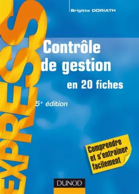 Couverture du produit · Contrôle de gestion en 20 fiches