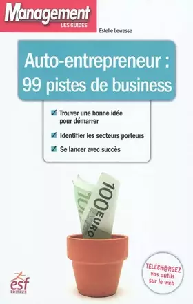 Couverture du produit · Auto-entrepreneur : 99 pistes de business