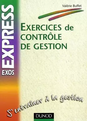 Couverture du produit · Exercices de contrôle de gestion