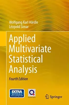 Couverture du produit · Applied Multivariate Statistical Analysis