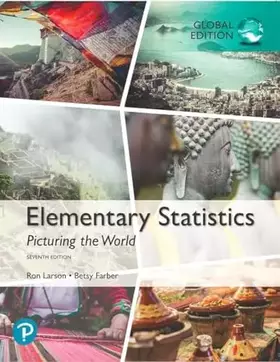Couverture du produit · Elementary Statistics: Picturing the World, Global Edition
