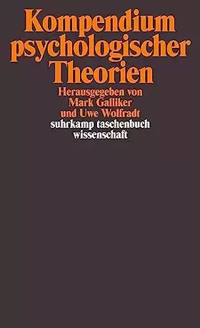 Couverture du produit · Kompendium psychologischer Theorien (suhrkamp taschenbuch wissenschaft)