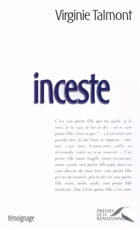 Couverture du produit · Inceste