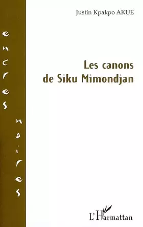 Couverture du produit · Canons de Siku Mimondjan