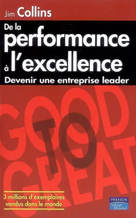 Couverture du produit · De la Performance à l'Excellence