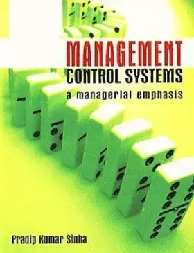 Couverture du produit · Management Control Systems: A Managerial Emphasis